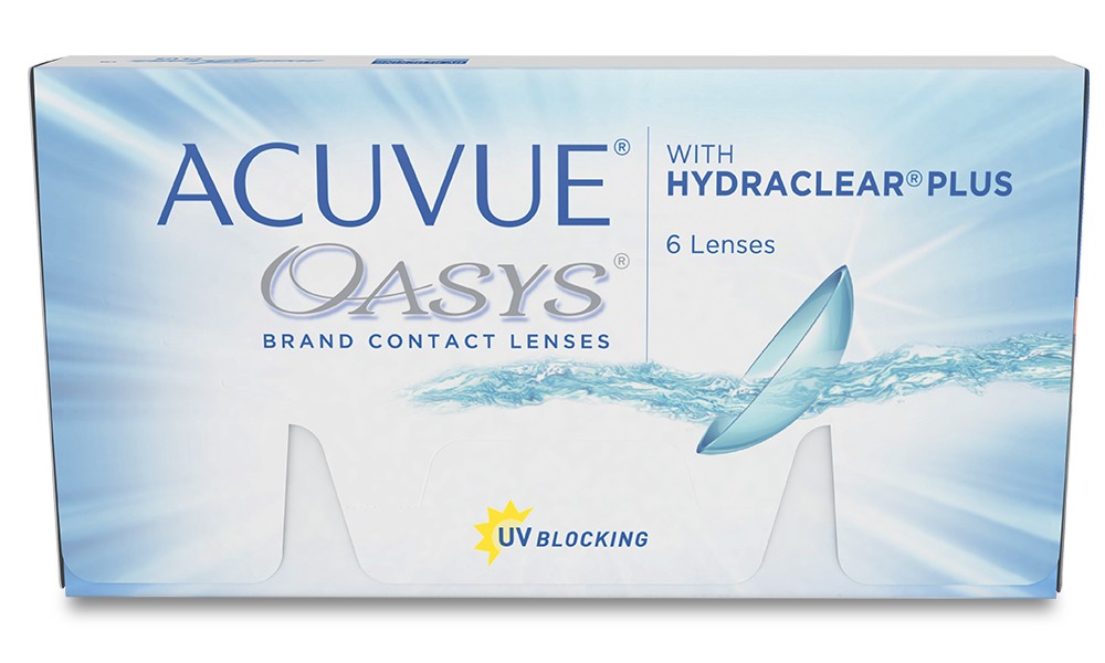 Двотижневі контактні лінзи Johnson & Johnson Acuvue Acuvue Oasys with HydraLuxe